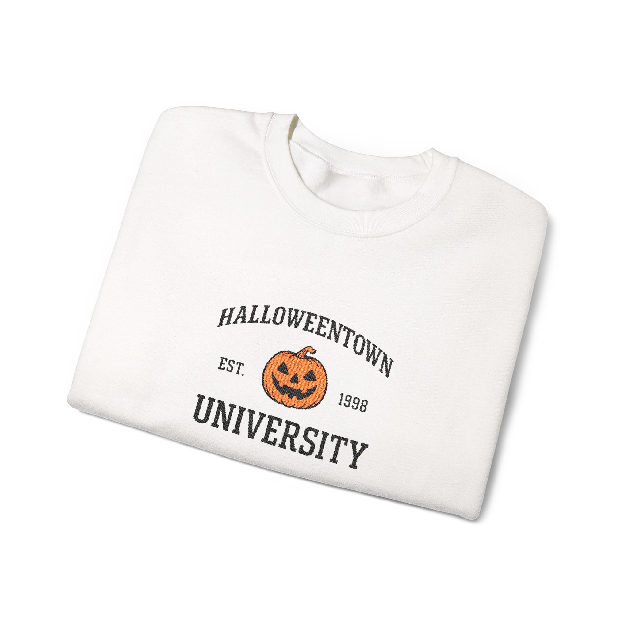 "Spooky Collegiate" Vintage Embroidered Sweatshirt